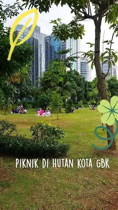 Piknik Santai di GBK Aktivitas piknik di taman jakarta