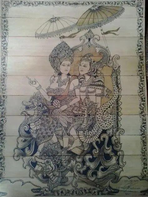 Naskah Lontar Bali Naskah lontar tradisional dalam aksara bali