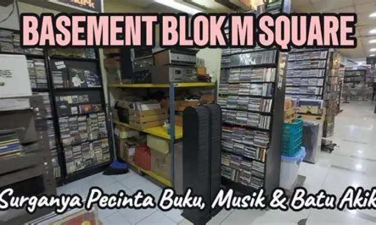 Vinyl Shop Blok M Square Koleksi vinyl di toko musik Blok M Square