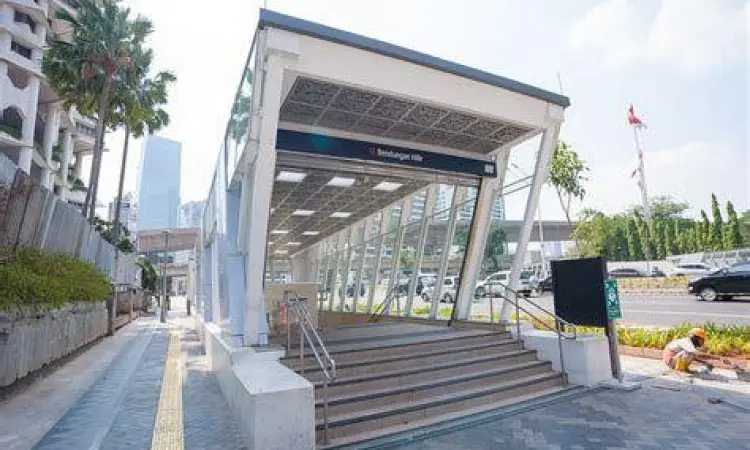 Akses MRT Benhil Stasiun MRT Bendungan Hilir dekat pasar