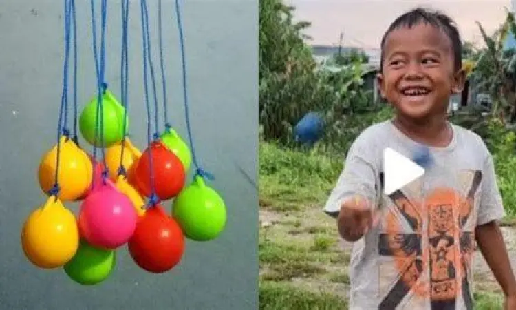 Ilustrasi sejarah lato lato mainan jadul