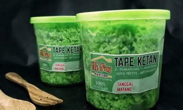 Kemasan oleh-oleh tape ketan muntilan