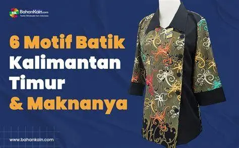 Batik Modern Kalimantan Aplikasi motif Kalimantan pada batik modern