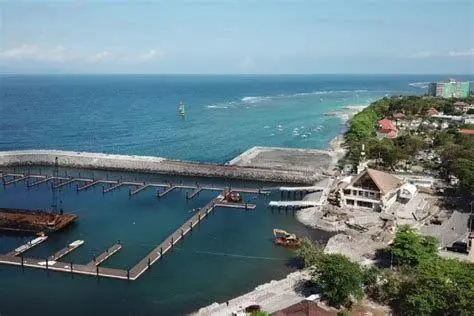 Pelabuhan Baru Sanur Gedung Pelabuhan Sanur yang baru dan modern