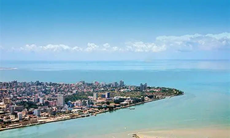 Pemandangan kota Xai-Xai di Mozambik