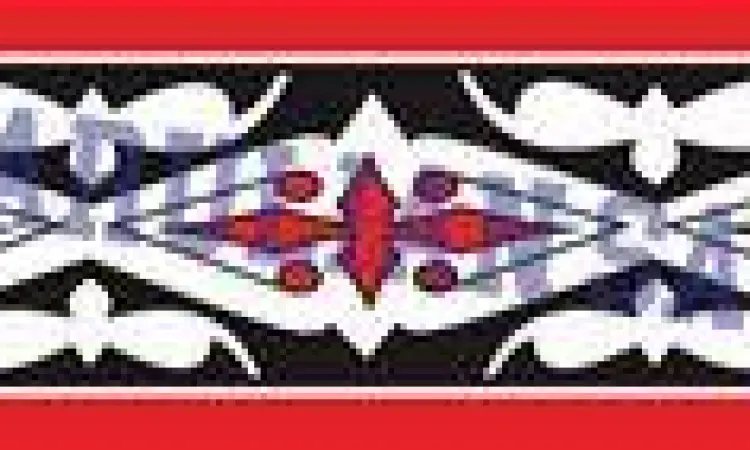 Ornamen Pinar Simalungun Detail ornamen Pinar pada dinding rumah adat Simalungun