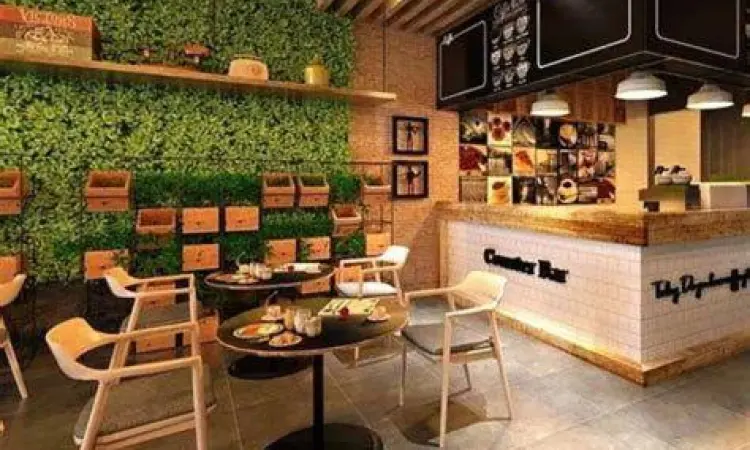 Interior cafe minimalis di Depok untuk tempat nongkrong