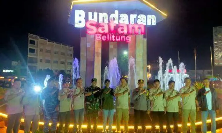 Kedai kopi dan kuliner di sekitar Bundaran Satam Belitung