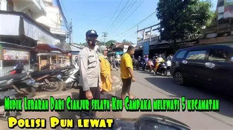 Perjalanan ke Campaka Akses jalan menuju kawasan wisata di Cianjur
