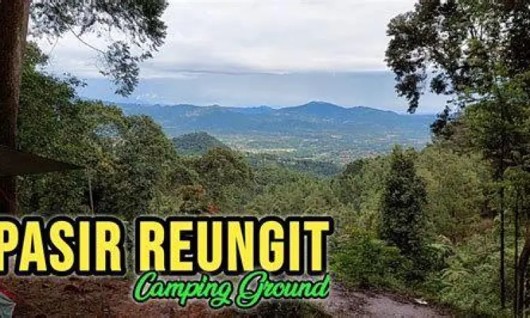 Area perkemahan atau camping ground di dekat Curug Pasir Reungit