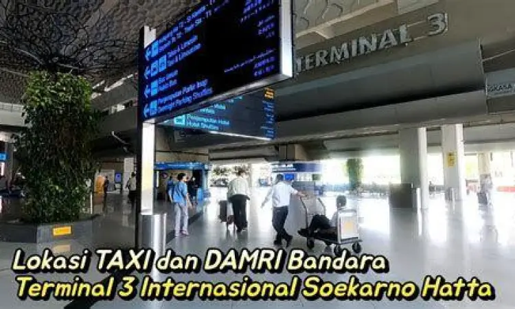 Lokasi penjemputan bus damri di terminal 3 soetta