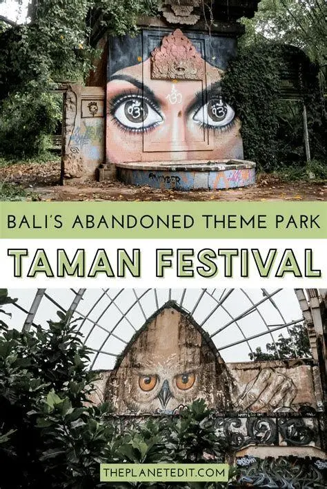 Abandoned Theme Park Padang Galak Reruntuhan Taman Festival Bali dekat Pantai Padang Galak