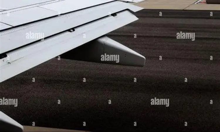 Mekanisme Flaps dan Slats Posisi flaps sayap pesawat saat takeoff