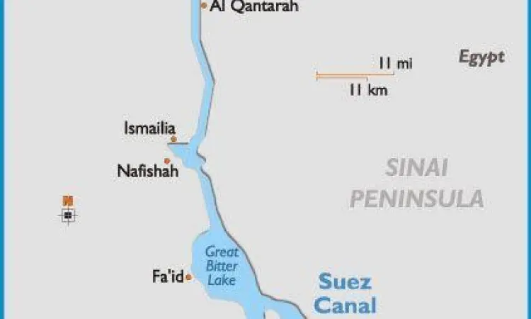 Terusan Suez Terusan Suez sebagai pemisah benua asia dan afrika