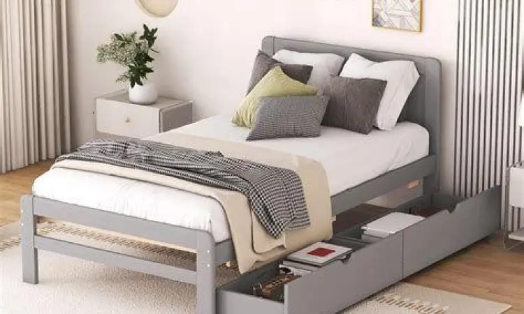 Rangka Kasur Twin Bed Rangka tempat tidur twin bed minimalis modern