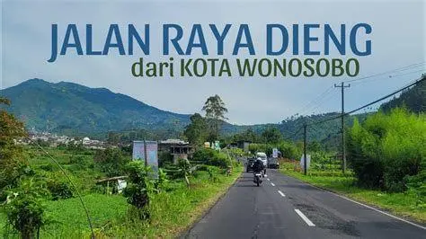 Jalur Menuju Dieng akses jalan menuju telaga warna dieng