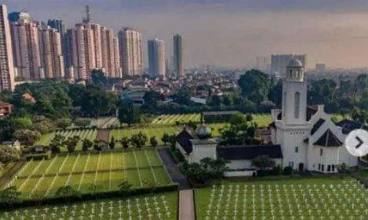 Peta navigasi menuju lokasi TPU Menteng Pulo Jakarta Selatan