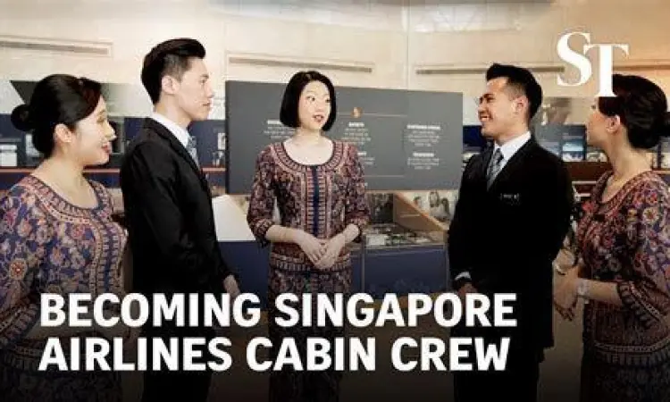 Proses pelatihan intensif kru kabin Singapore Airlines