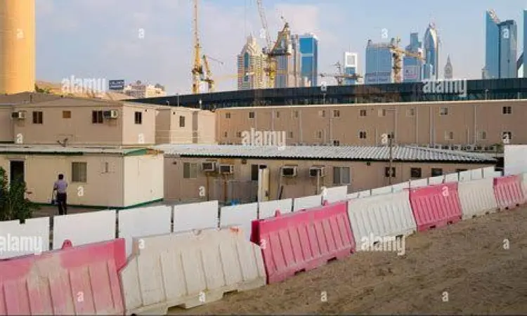 Pekerja konstruksi di Dubai