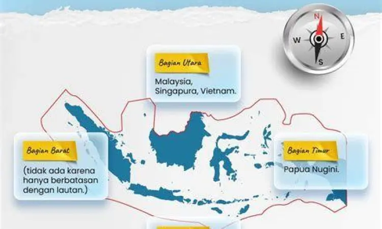 Peta batas wilayah kedaulatan Indonesia