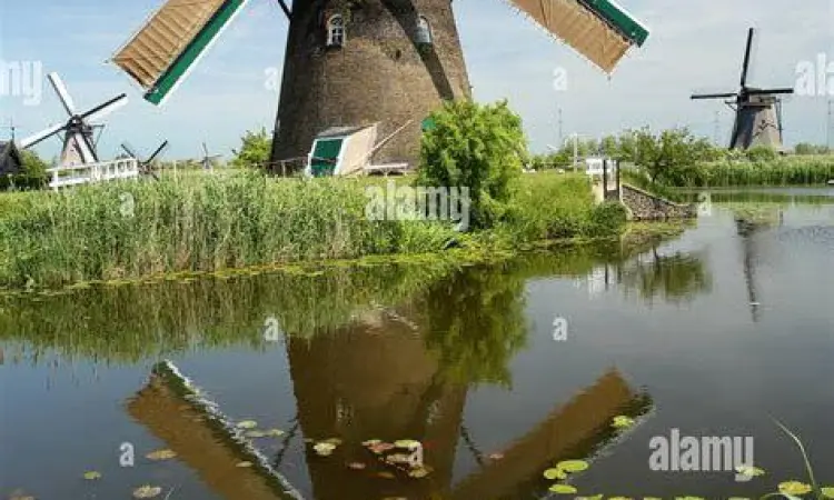 Situs Warisan Dunia Kinderdijk Kumpulan kincir angin di situs UNESCO Kinderdijk