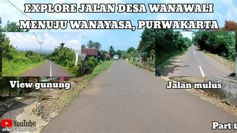 Akses Jalan Wanayasa Jalur berkelok di kawasan Wanayasa menuju Curug Cijalu