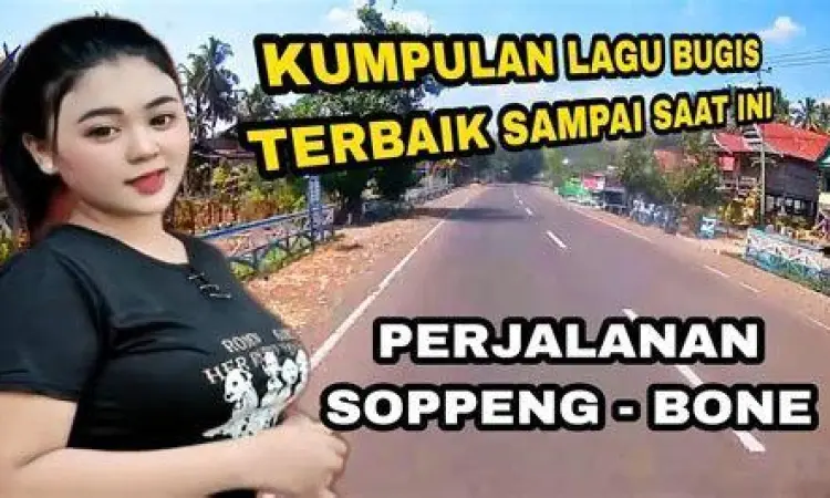 Pemandangan jalur perjalanan menuju Lamuru Bone