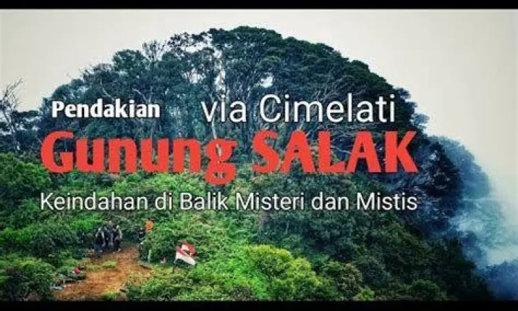 Atmosfer mistis di Puncak Manik Gunung Salak