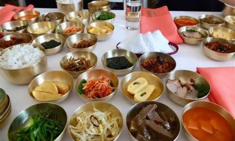 Pansanggi Kaesong Hidangan tradisional Pansanggi di Kaesong North Korea