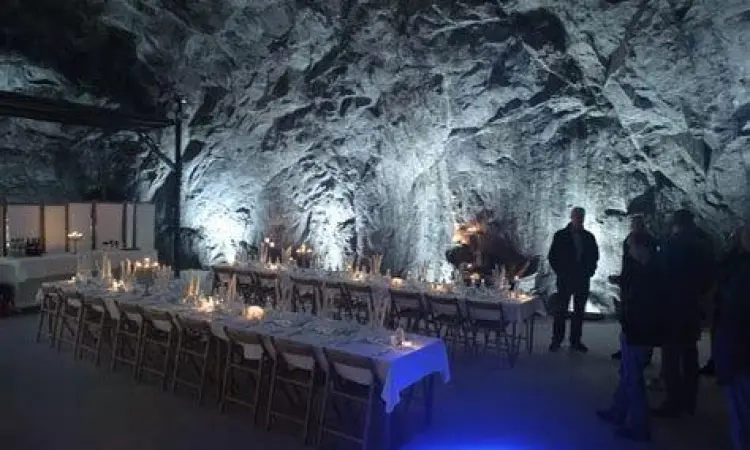 Area makan di Sala Silvermine Swedia