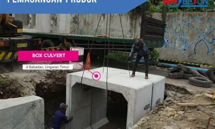 Pembangunan Drainase Medan Proyek pembangunan box culvert di kota medan