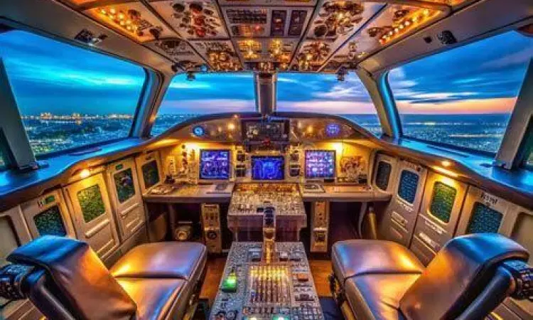 Teknologi keamanan di dalam kokpit pesawat modern