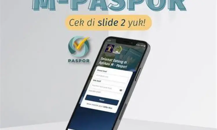 Aplikasi M-Paspor Tampilan antarmuka aplikasi M-Paspor