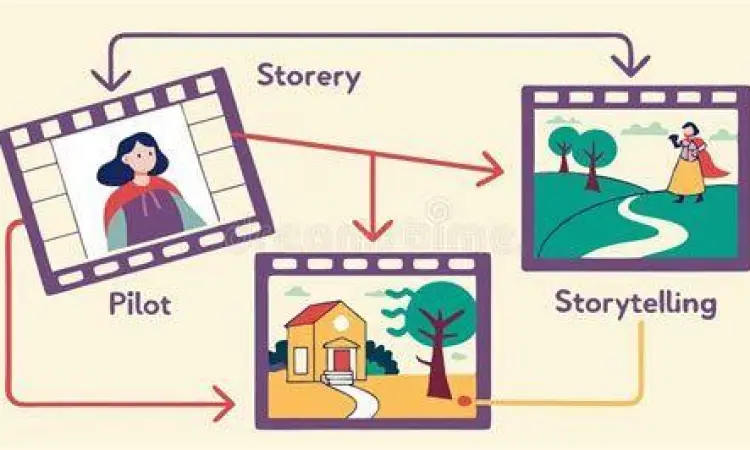 Diagram struktur narrative text orientation complication resolution