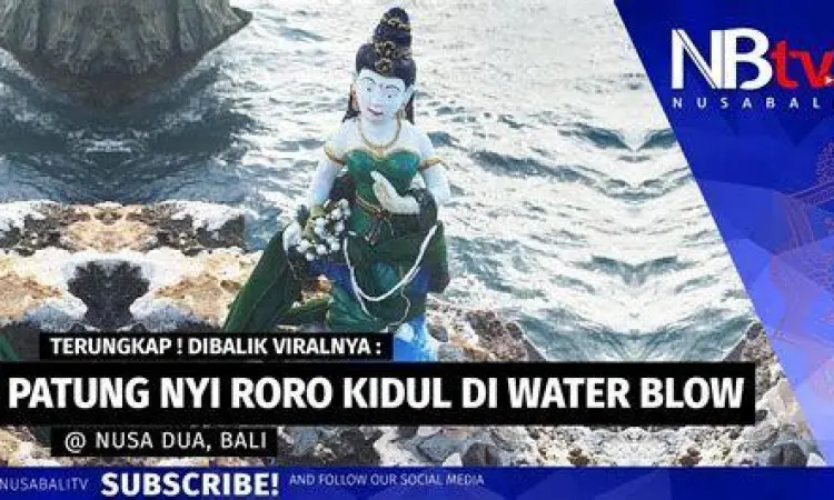 Fenomena water blow di tebing karang