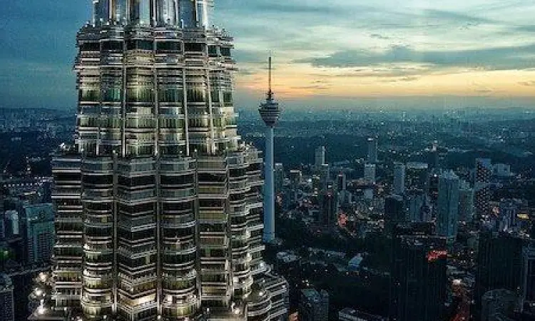 Pemandangan Observation Deck Pemandangan kota Kuala Lumpur dari Observation Deck Menara Petronas