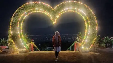 City Light Bogor dari Kampung Salaka pemandangan malam hari di kampung salaka