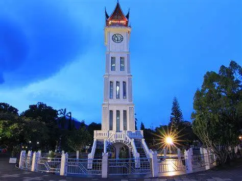 Jam Gadang Bukittinggi Wisata Bukittinggi untuk belajar bahasa Minang