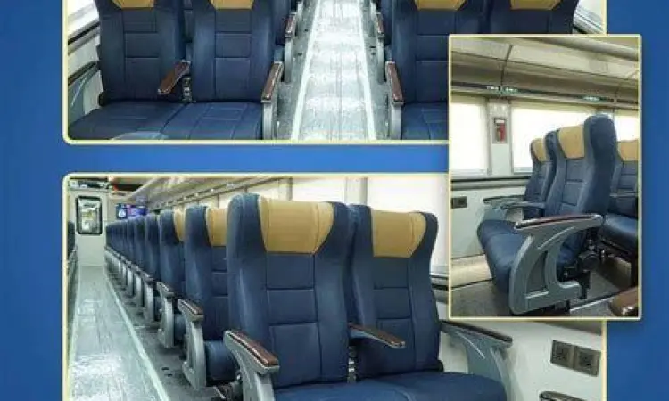 Interior kursi kereta majapahit ekonomi new generation