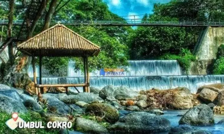 Akses jalan menuju objek wisata Umbul Cokro Tulung