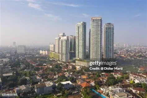 Suasana Jalan di Kemang Jalanan residensial mewah di Kemang Jakarta Selatan