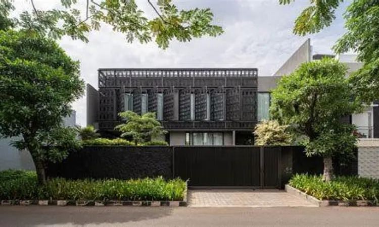 Arsitektur rumah modern di Jakarta Selatan