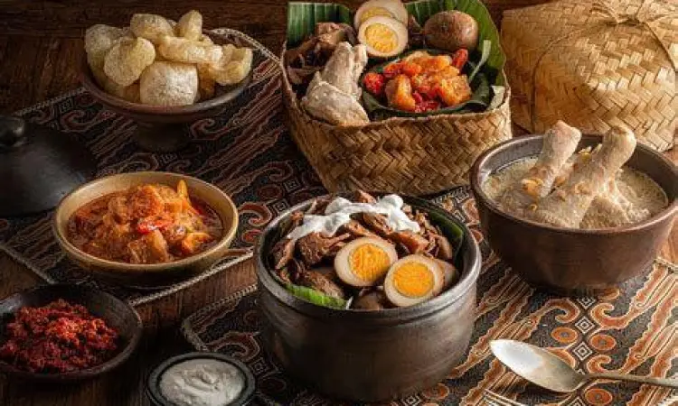 Sajian gudeg nangka muda khas Yogyakarta