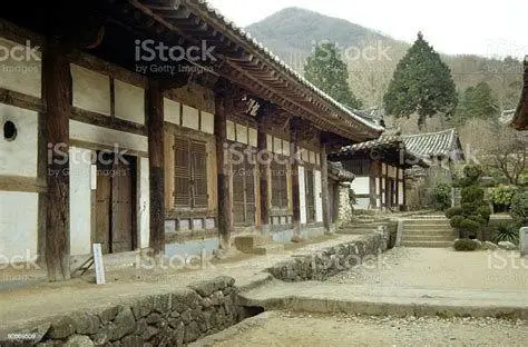 Hanok di Bandung Bangunan hanok tradisional di Taman Korea Bandung