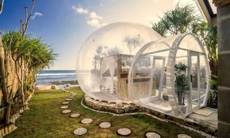 Bubble hotel di pinggir pantai Uluwatu yang eksotis
